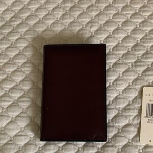 Bosca Dark Brown Leather Phone Book